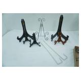 Plate Display Racks, Screws, Peg Board Hooks