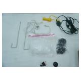 Extension Cords, Clothing Tag Plastic Pieces, Over-the-door hooks, Curtain Hooks