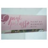 NEW Pink Picasso Paint by Numbers Kit.16"x20" Ready-to-Paint Canvas