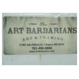 Art Print. "Longhorns Workin