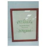 Framed Vintage-Style French Patisserie Sign 18"x 22"