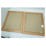 Original Foil Art Prints. Canadian Geese & Ducks. 13.5"x16.5" each