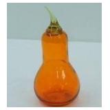 Hand-Blown Art Glass Pear (hollow) 6" tall