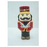 Ceramic Nutcracker Cookie Jar 10.5" tall