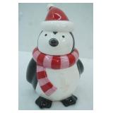 Target Home Ceramic Penguin Cookie Jar 10" tall