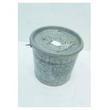 Vintage Galvanized Minnow Bucket, in excellent condition.