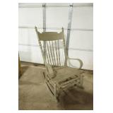 Vintage Spindle-Back Rocking Chair