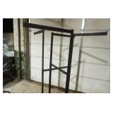 4-Way Adjustable Clothing Rack w/straight Arms (metal, brown)