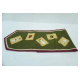 Holiday Table Runner, Snowman & Snowflake Appliques