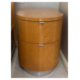 MB - Custom CBF by Pierre High Gloss King Bed with Two Nightstands