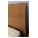 MB - Custom CBF by Pierre High Gloss King Bed with Two Nightstands