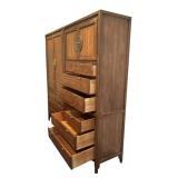 LL - Vintage Century Furniture of Distinction Two-Part Wall Unit