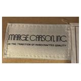 MB - Pair of Vintage Marge Carson Swivel Lounge Chairs & Ottoman