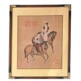 LL -Vintage Lady of the Court Print by B. Chan