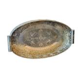 LR - Castilian Imports Silver Plated Tray