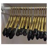 C - 16 Gold Tone Hangers