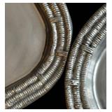 LR - Two Mariposa Silver Platters