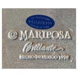 LR - Two Mariposa Silver Platters