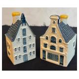 K -Vintage KLM House #66 and Vintage KLM House #70