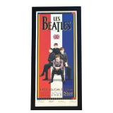 K - Les Beatles Lithograph - Live à la Côte D'Azur, 30th Anniversary Nice France 1965 Silver Edition Print
