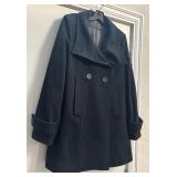 MB - Marc New York by Andrew Marc Coat - Black Wool Blend Size 12
