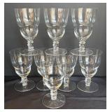 LR - Vintage Tall Goblet-Style Crystal Wine Stemware