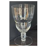 LR - Vintage Tall Goblet-Style Crystal Wine Stemware