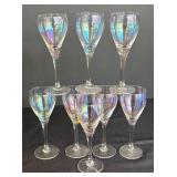 K - Eight Toscany Rainbow Optic Cordial Glasses