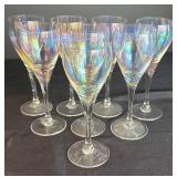 K - Eight Toscany Rainbow Optic Cordial Glasses