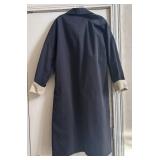 MB - Max Mara Navy/Beige Reversible Coat - Size 14 Made in Italy