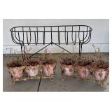 G - Planter Stand Set - Outdoor Garden Decor