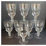 DR - Vintage Crystal Stemware - 8 Piece Set