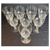 DR - Vintage Crystal Stemware - 8 Piece Set