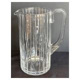DR - Baccarat Harmonie Crystal Pitcher with 4 Lowball Glasses