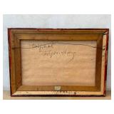 Vintage Expressionist Oil Painting - Musicians Scene