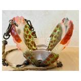 DR - Maya Limited Edition Beverly Hills Bag Lady Resin Handbag - Peacock Design