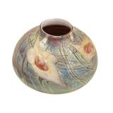 DR - David Nichols Signed Handblown Art Glass Vase