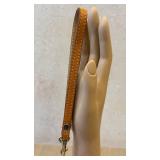 Louis Vuitton Leather Strap 7in with Clip - Tan