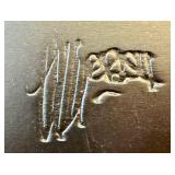 Vintage 1970s Malcolm Moran Bronze Sculpture Vintage 1970s