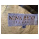 Vintage Nina Ricci Paris Raincoat - Size 38