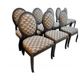 DR - Joseph Hoffman Dining Chairs - Ebony Limousine Finish, William Switzer Upholstery (Lot of 10)