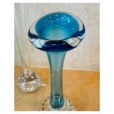 K - Three Decorative Glass Vases