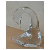 O - Daum Crystal Goose Sculpture