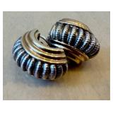 Alwadd Vahan 14K Gold & Sterling Silver Huggie Hoop Earrings