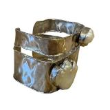 JS 925 Designer Sterling Silver Bracelet with Freshwater Pearl Accents