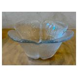 K - Vintage Holmegaard Petal Garni Glass Bowl - Denmark