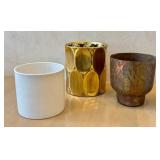 DR - Planters - Assorted 6-Pack, 4-6 in Tall, Ceramic/Metal/Terracotta