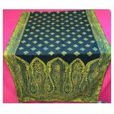 Pur Amici Polka Dot Jacket & Green/Gold Scarf (2-Piece Set)