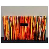 Kent Stetson Brushfire Handbag - Signed Interior, Handcrafted