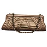Isabella Fiore Gold-Tone Chain Clutch